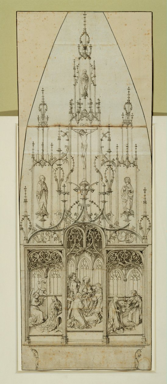 Dibujo para un altar ... de Martin Schongauer