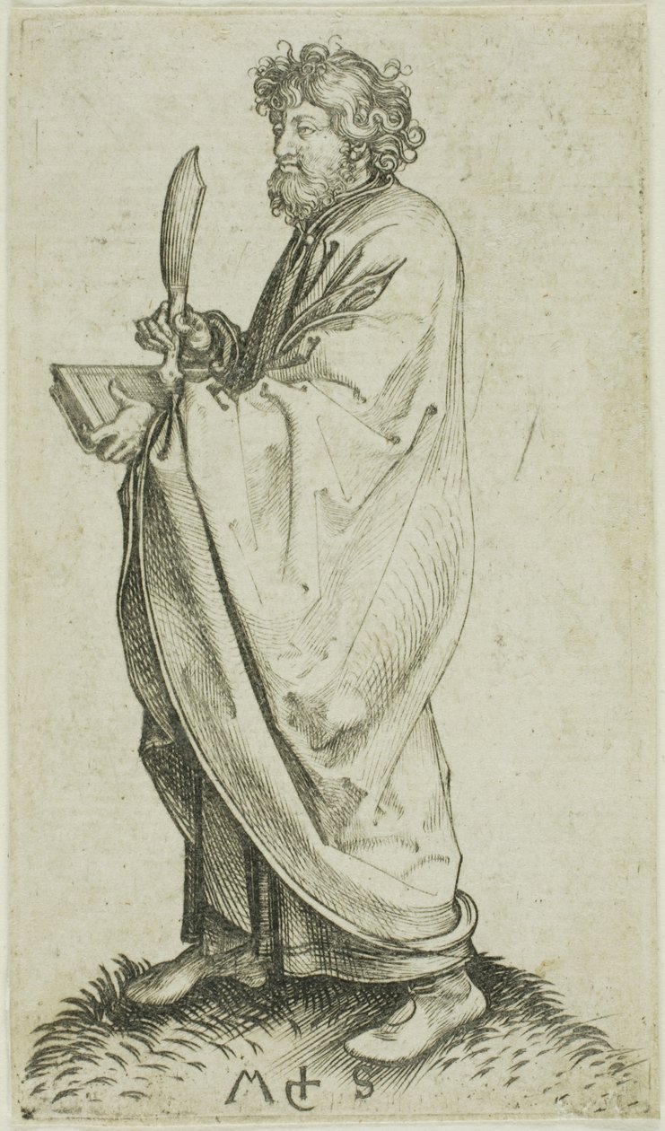 San Bartolomé, de Apóstoles de Martin Schongauer