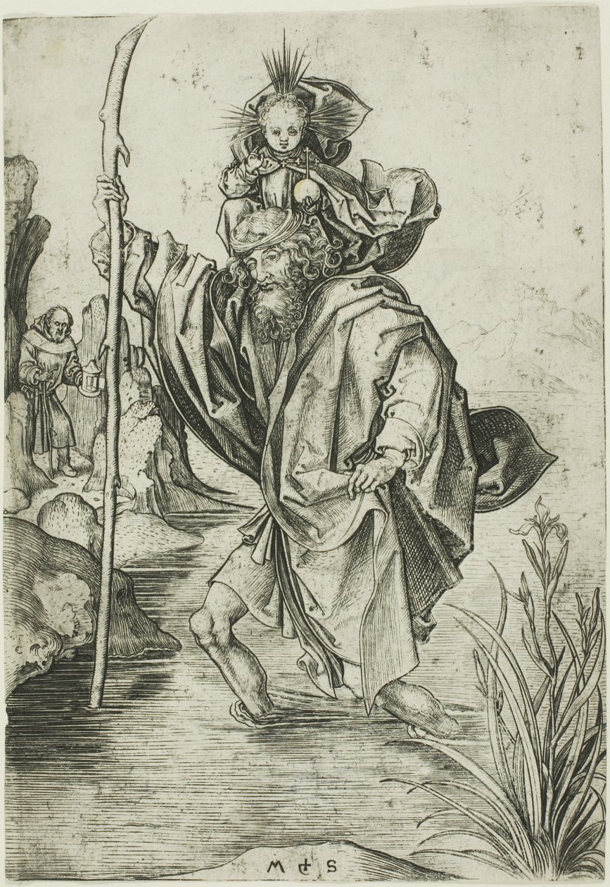 San Cristóbal de Martin Schongauer