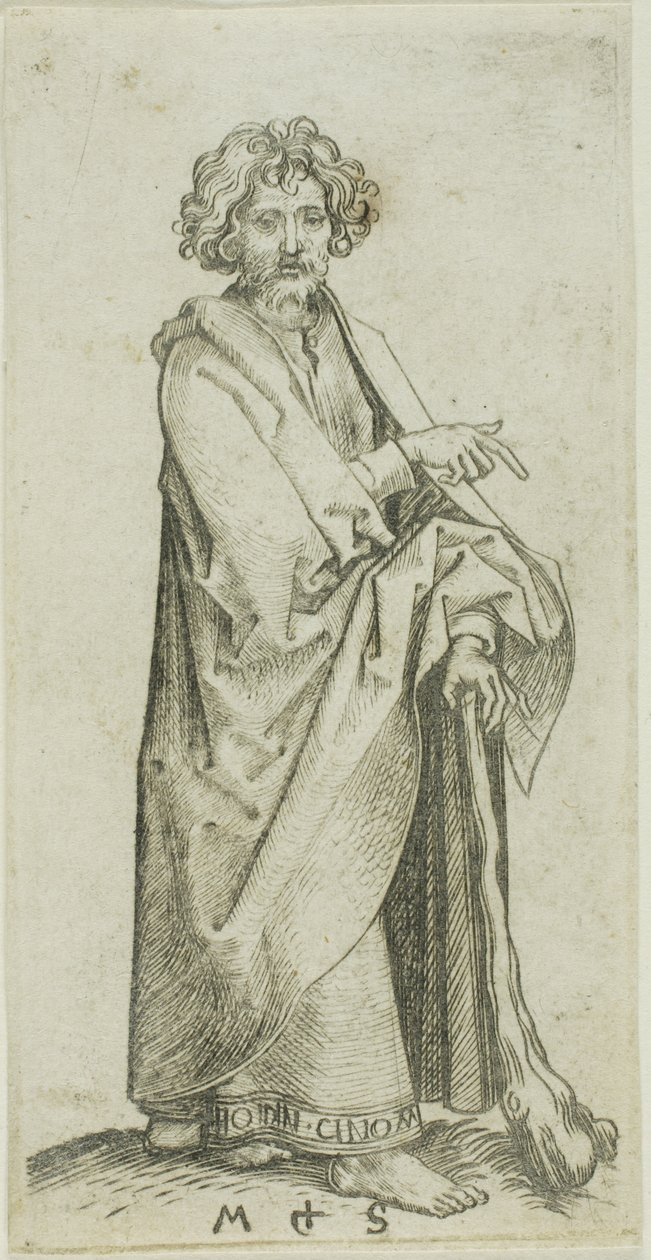 Santiago Menor, de los Apóstoles de Martin Schongauer