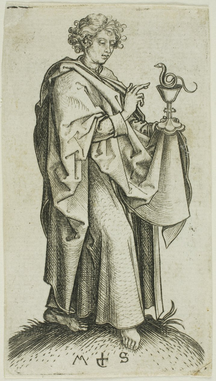 San Juan, de los Apóstoles de Martin Schongauer