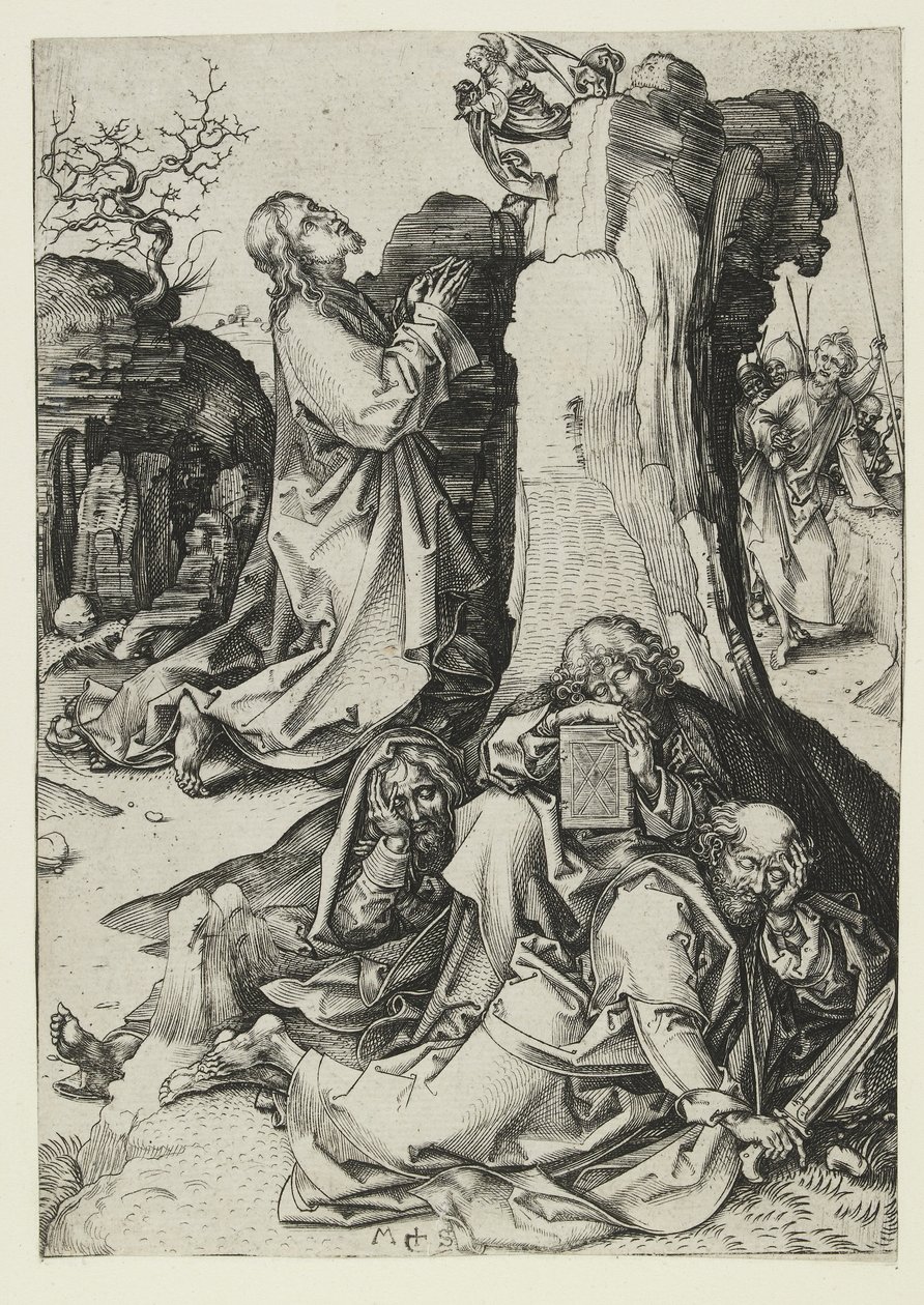 La Agonía en el Jardín de Martin Schongauer