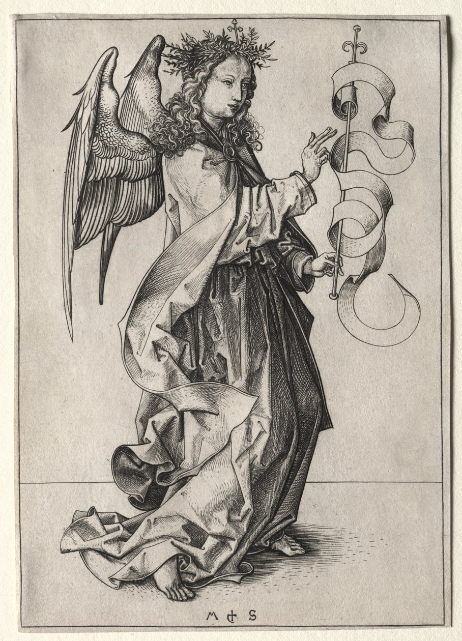 El Ángel de la Anunciación de Martin Schongauer