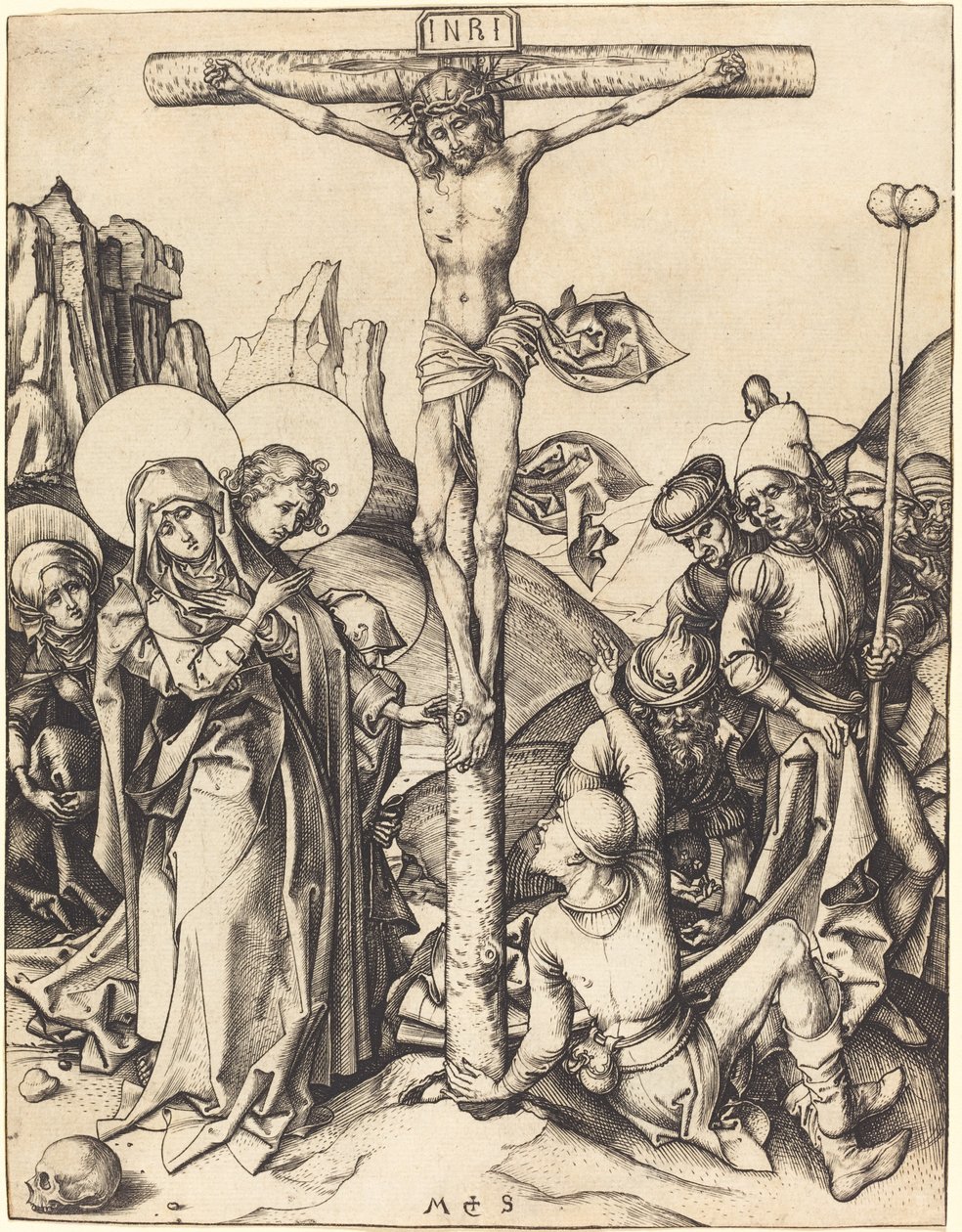 La Crucifixión de Martin Schongauer