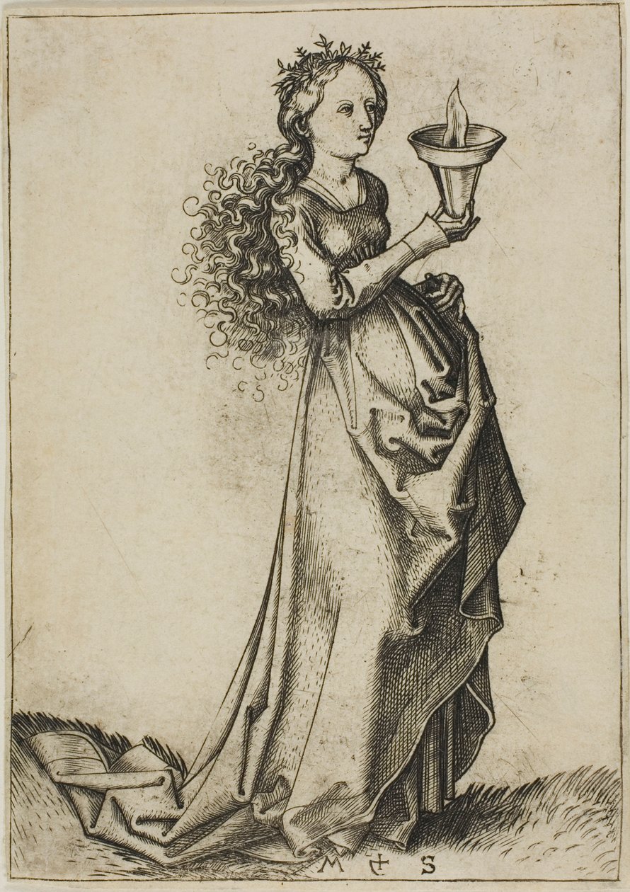 La Primera Virgen Sabia de Martin Schongauer