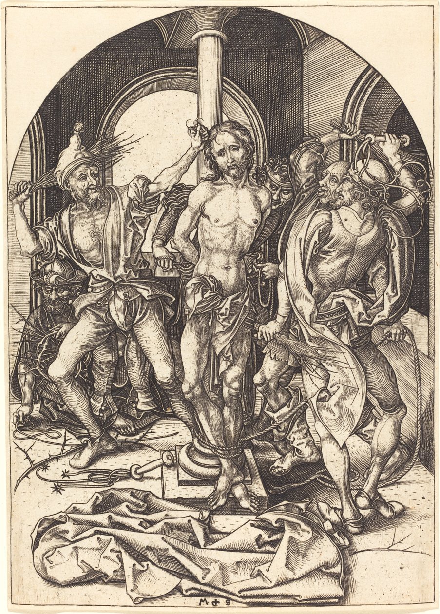 La Flagelación de Martin Schongauer