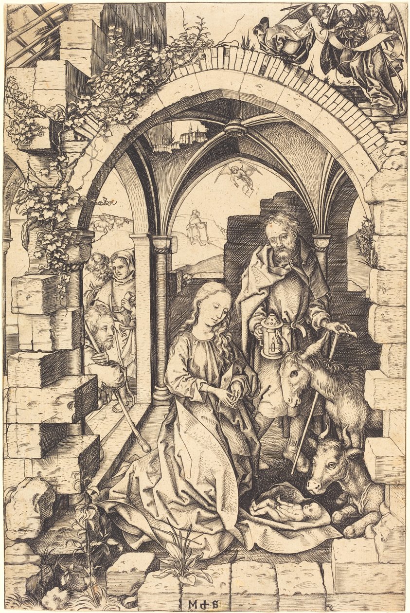 La natividad de Martin Schongauer