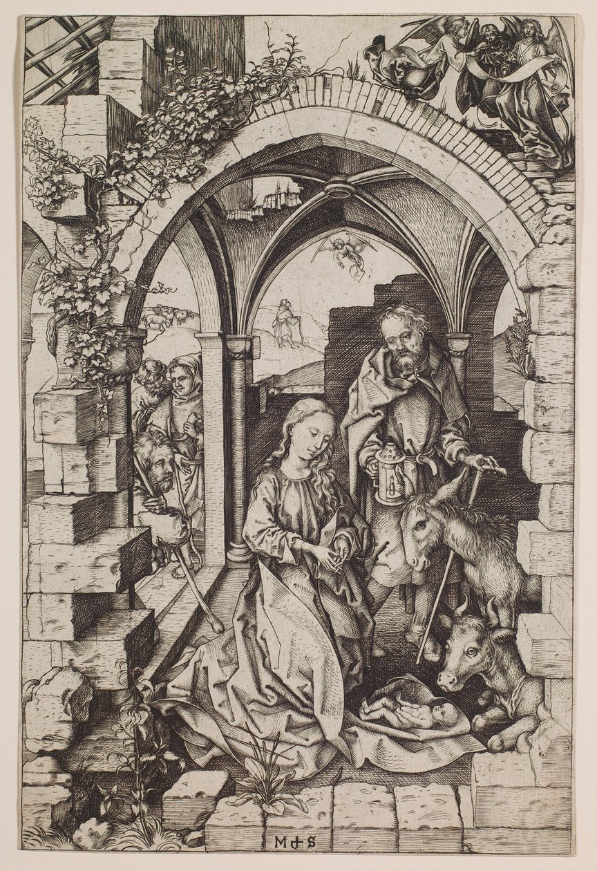 La natividad de Martin Schongauer
