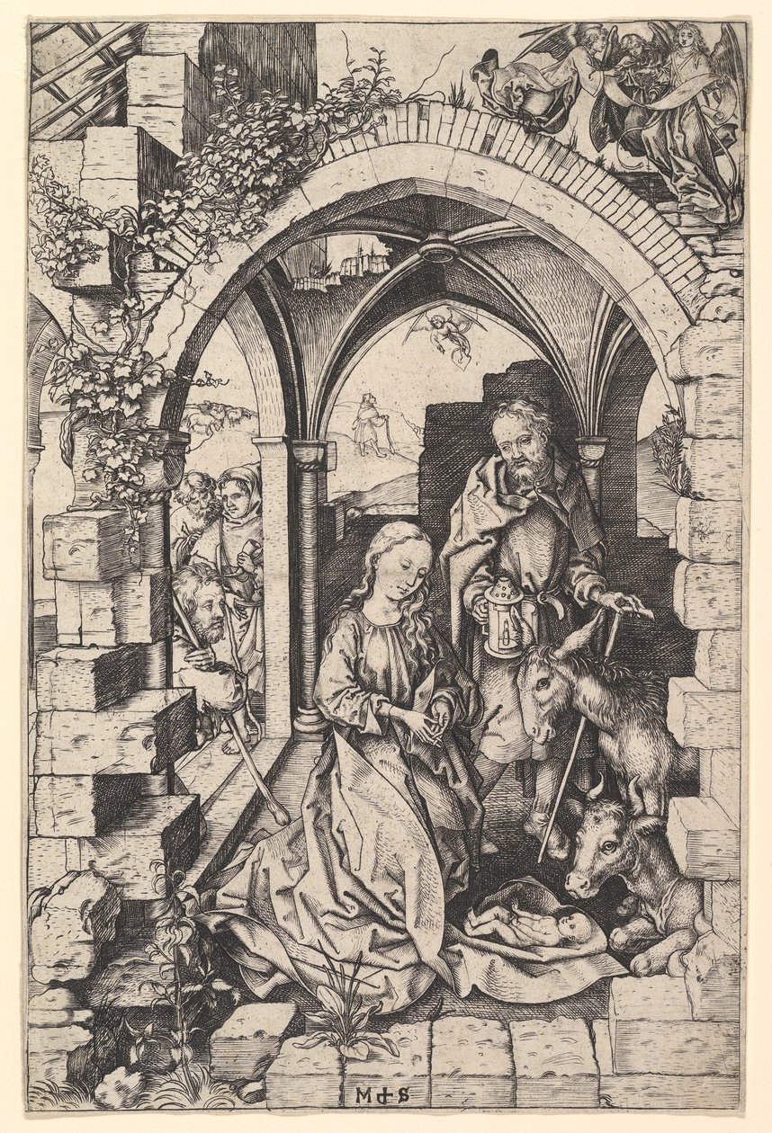 La Natividad, ca. 1435-1491 de Martin Schongauer