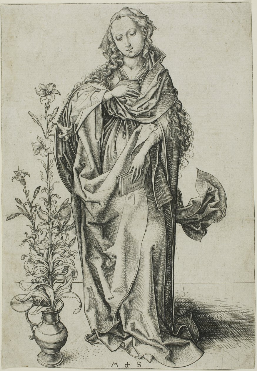 La Virgen de la Anunciación de Martin Schongauer