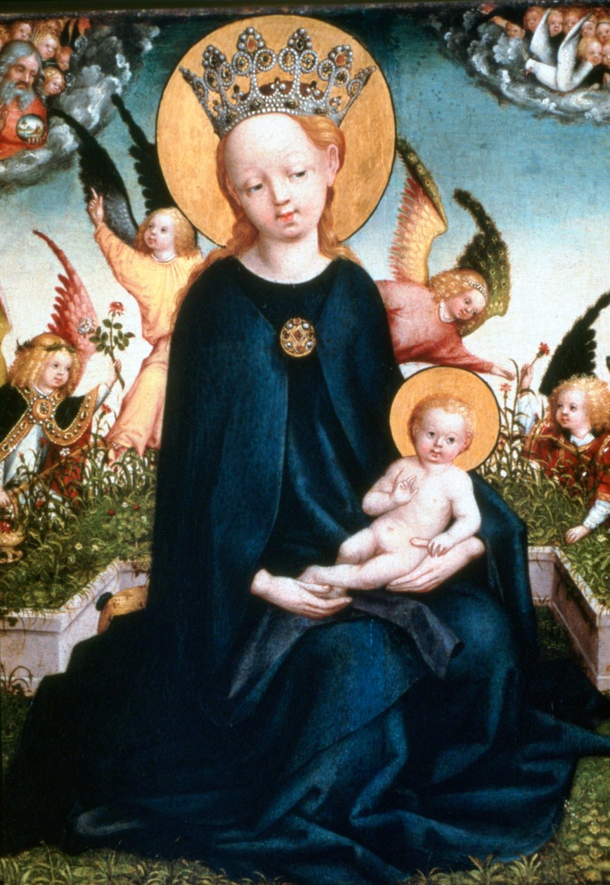 Virgen y Niño, siglo XV de Martin Schongauer