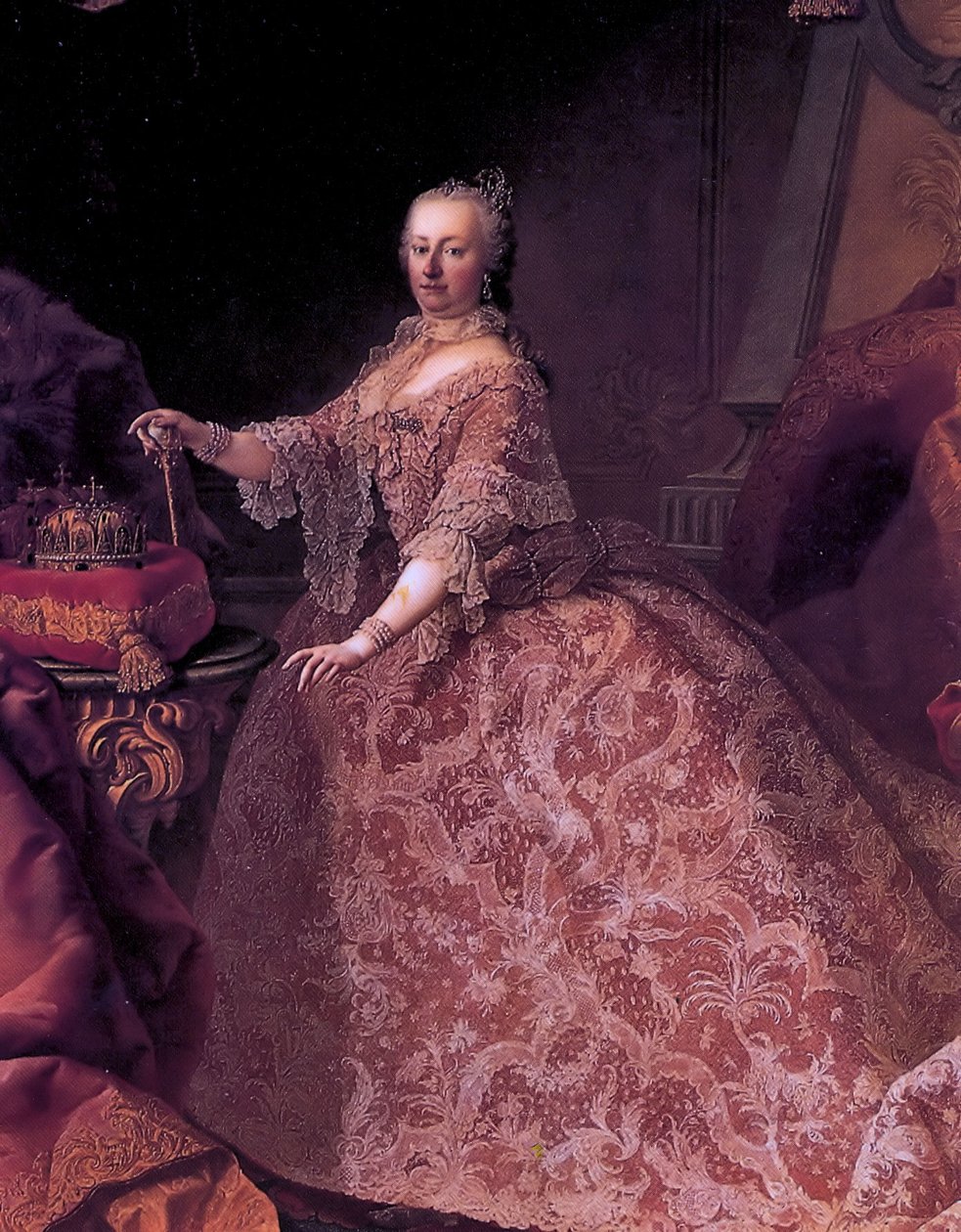Alemán: Kaiserin Maria Theresia Maria Theresia of Austria at the Age of 35 de Martin van Meytens