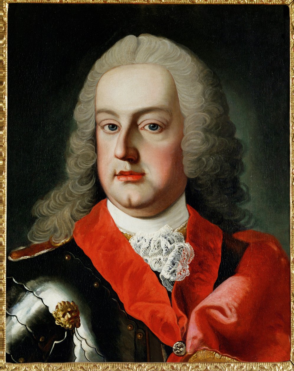Francisco I Esteban, emperador, duque de Lorena, gran duque de Toscana, esposo de la emperatriz María Teresa ... (óleo sobre lienzo) de Martin van Mytens or Meytens