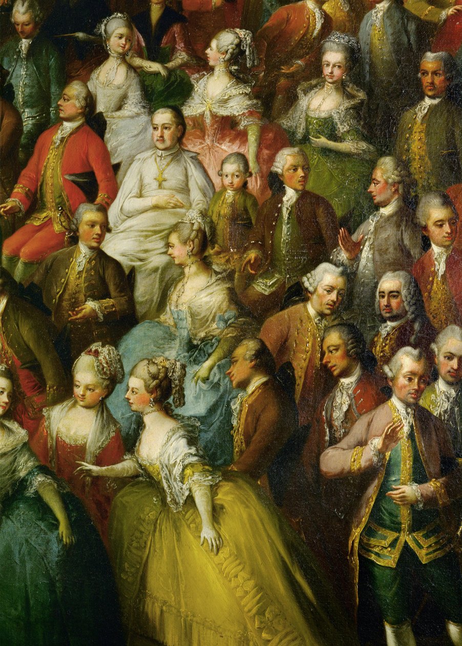 Concierto de boda de José II e Isabel de Parma (pintura sobre lienzo) de Martin van Mytens or Meytens