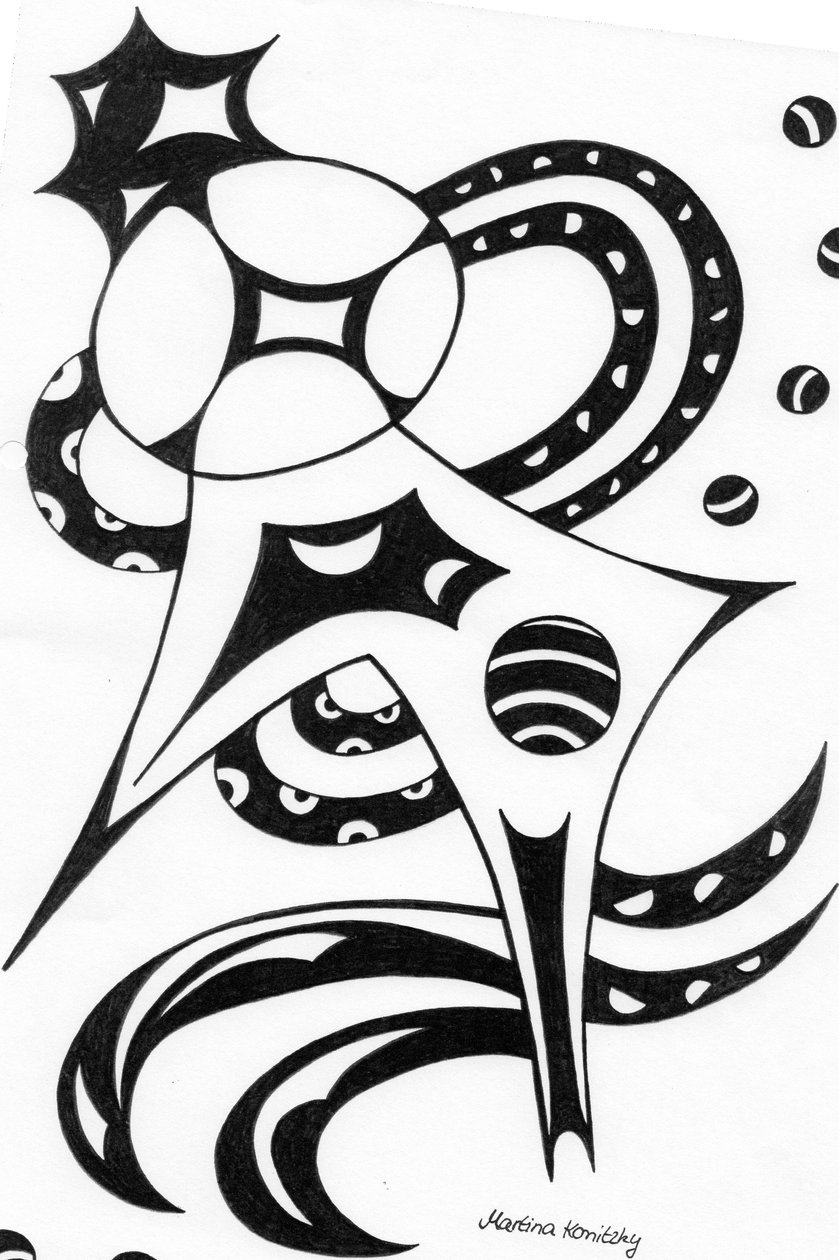 Blanco y negro de Martina Konitzky