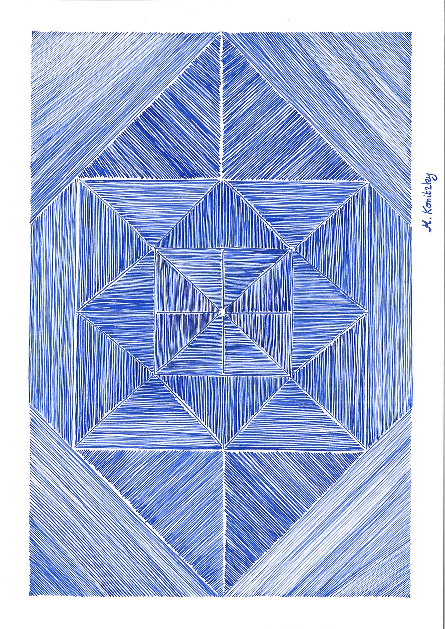 Tinta azul de Martina Konitzky