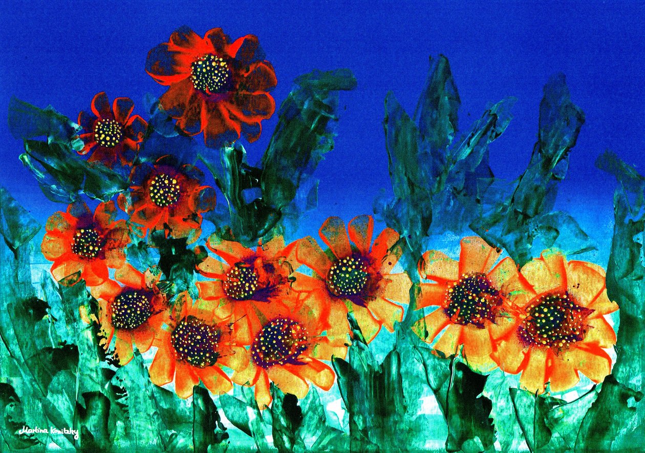 El cielo azul oscuro de Martina Konitzky