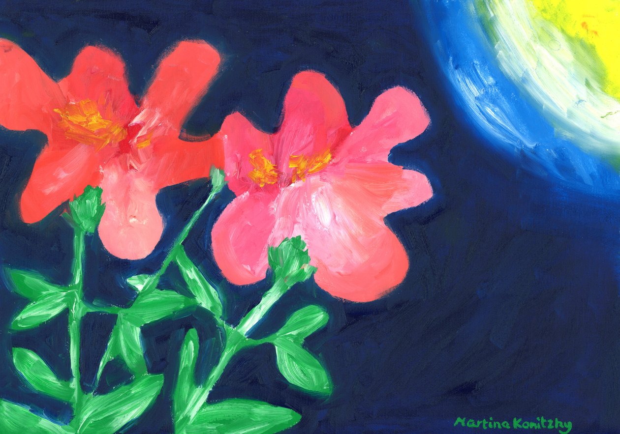 Rosas silvestres de Martina Konitzky