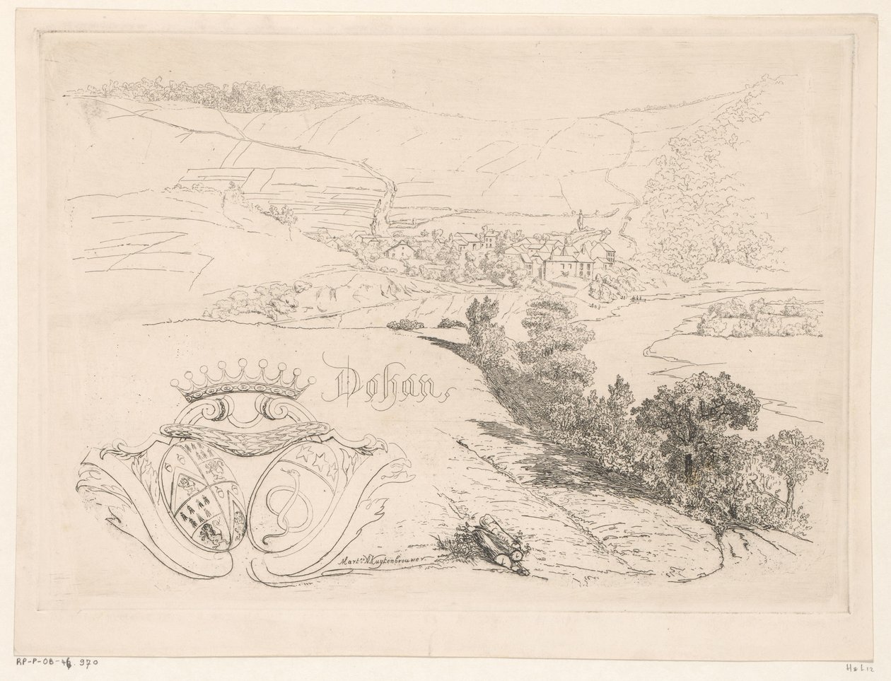 Vista de Dohan Dohan (título sobre el objeto) de Martinus Antonius Kuytenbrouwer jr.