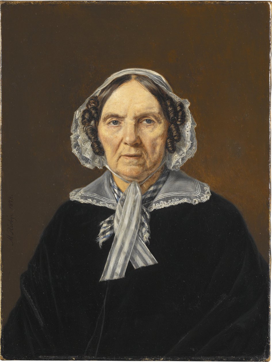 Frederikke Eleonora Cathrine Rørbye, de soltera de Stockfleth, madre del artista de Martinus Rørbye