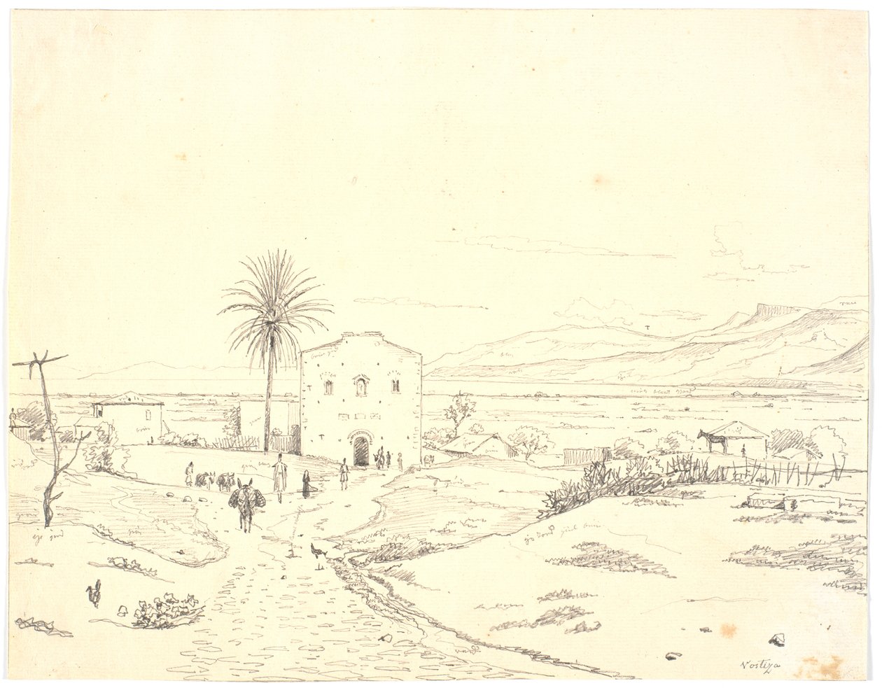 Paisaje griego, Vostiza de Martinus Rørbye
