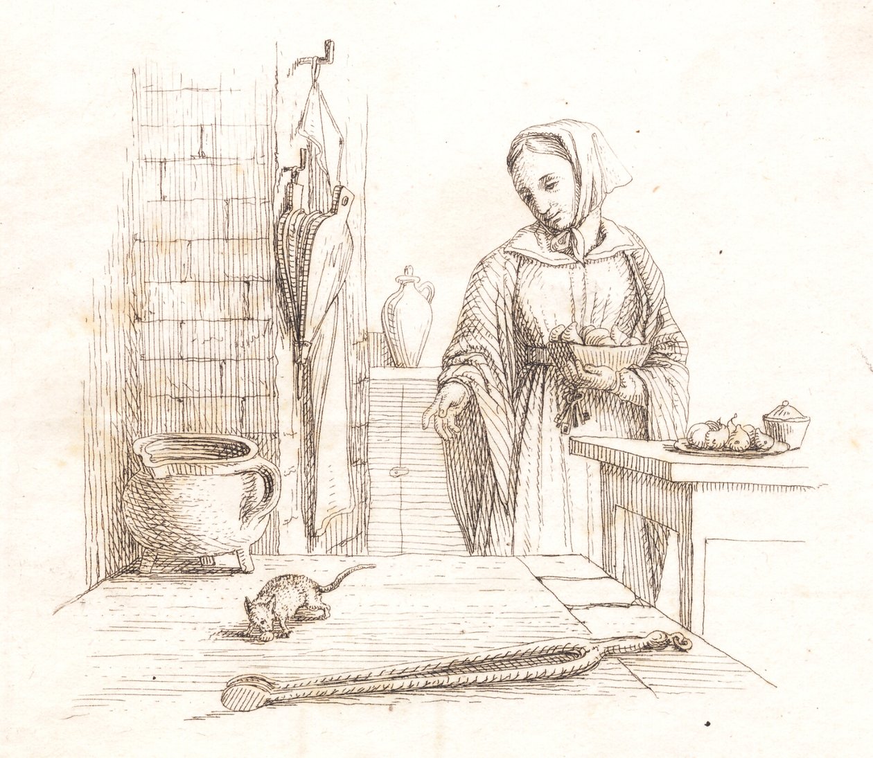 Ilustración para "Halvhundrede Fabler for Børn" de Hey de Martinus Rørbye