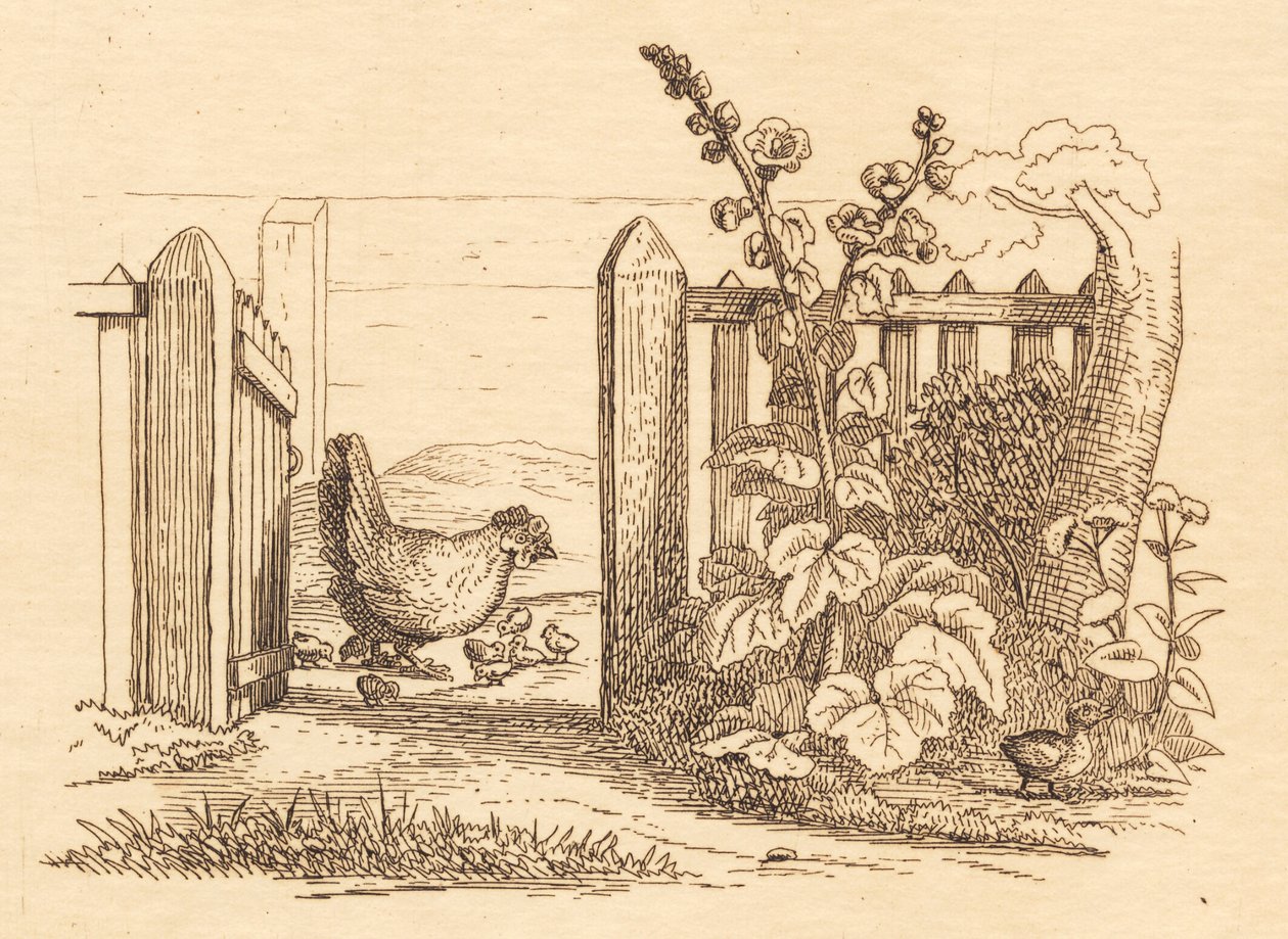 Ilustración para "Cincuenta fábulas para niños" de Hey de Martinus Rørbye