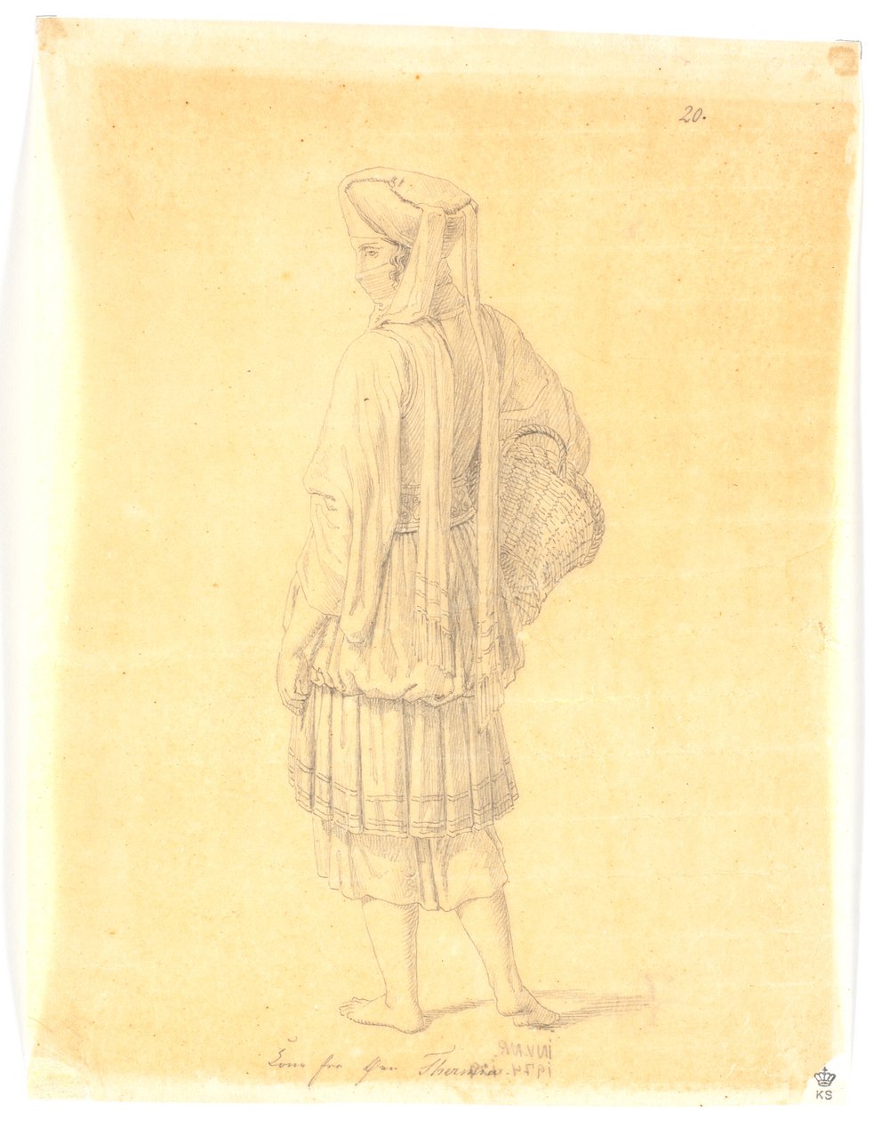 Frau von der Insel Thermia de Martinus Rørbye