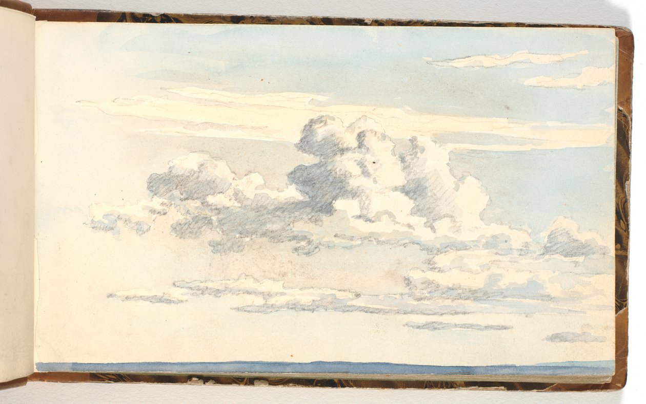 Estudio del cielo de Martinus Rørbye