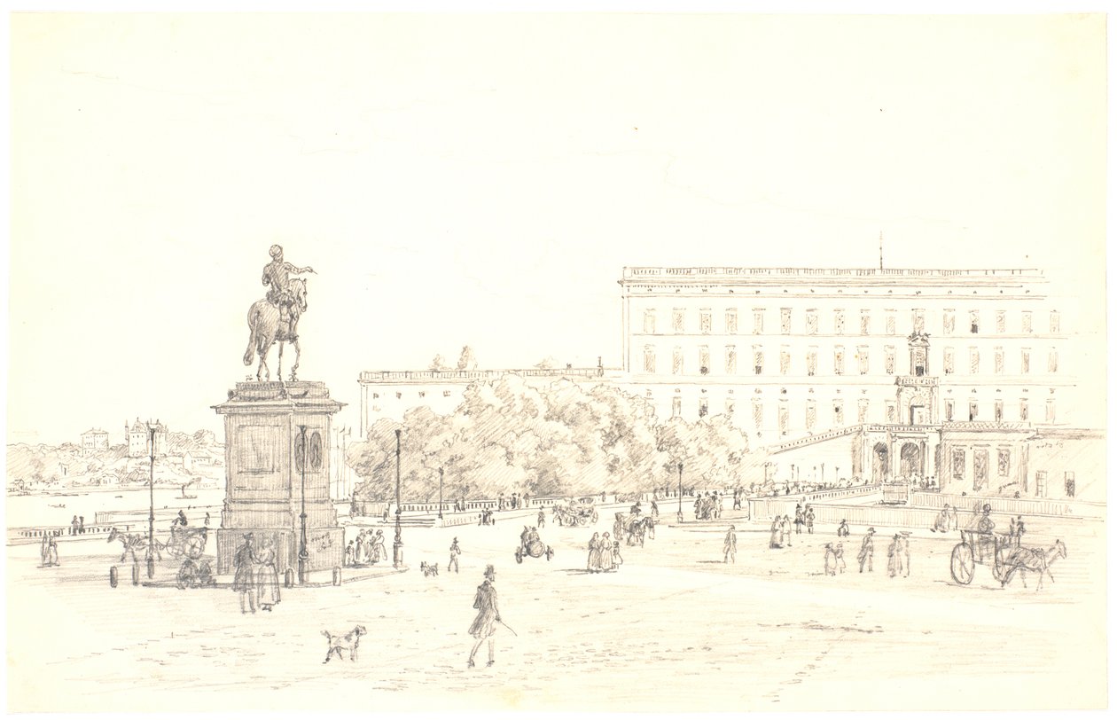 El castillo de Estocolmo de Martinus Rørbye
