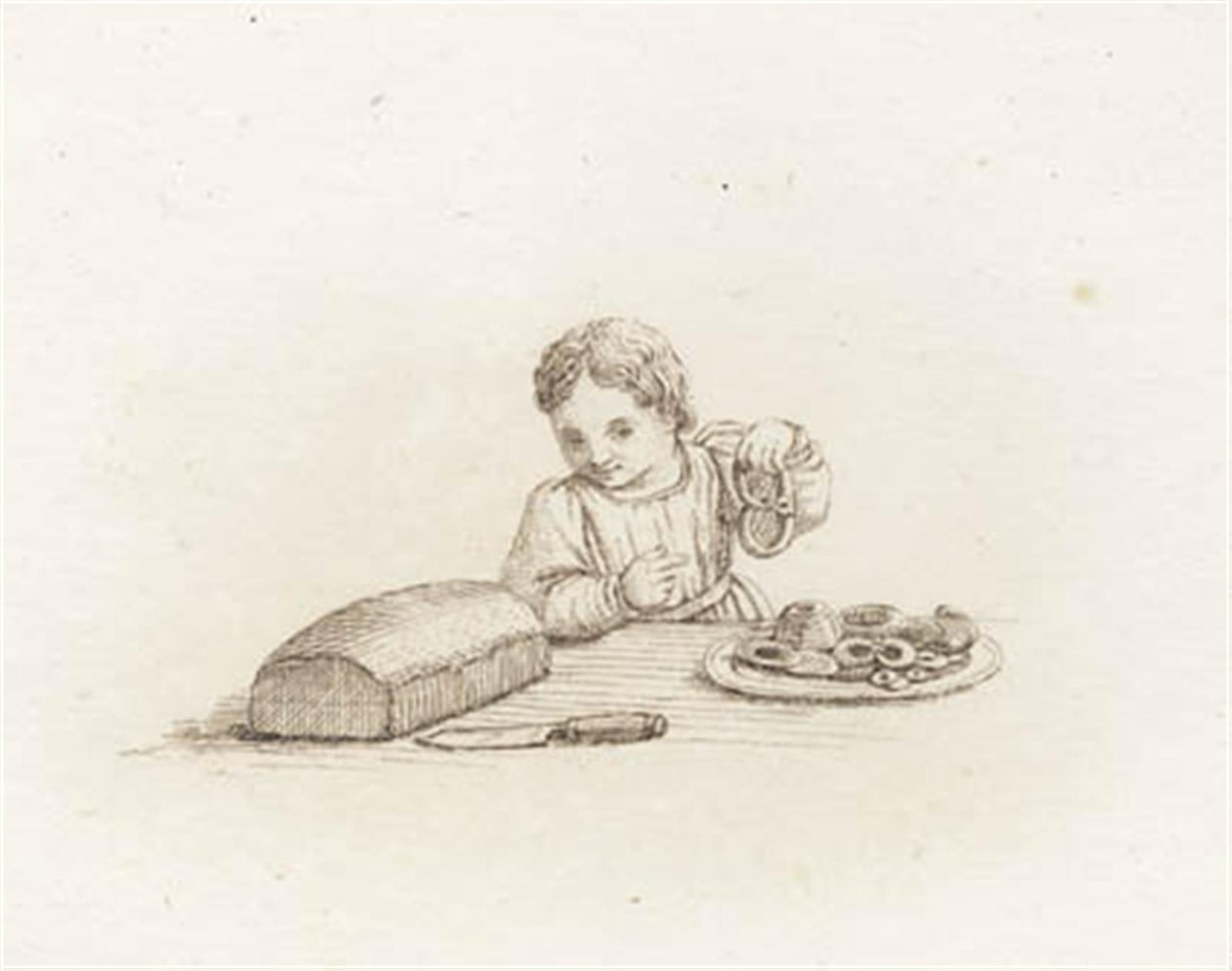 Ilustración para "Cincuenta fábulas para niños" de Hey de Martinus Rørbye