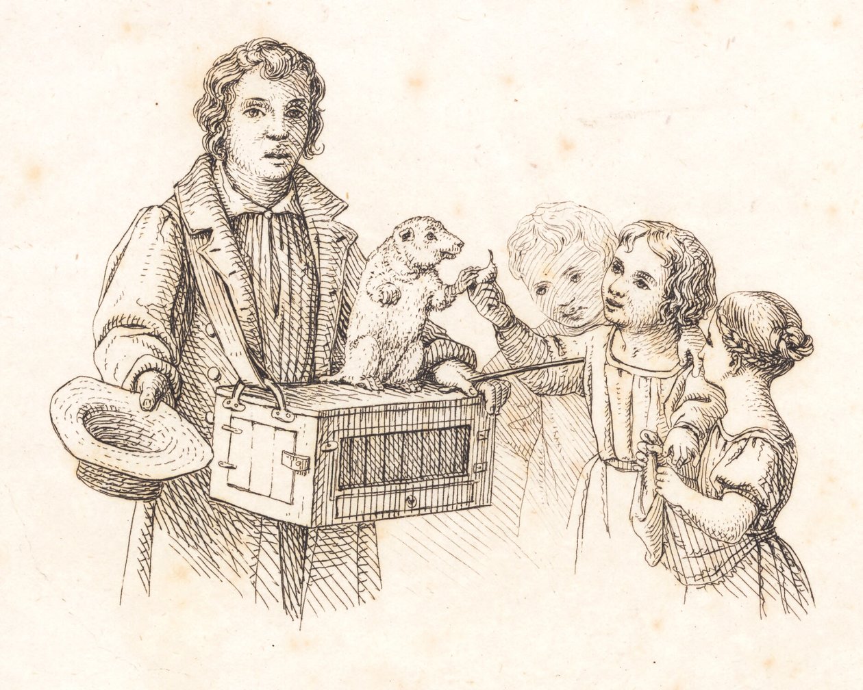 Ilustración para "Cincuenta fábulas para niños" de Hey de Martinus Rørbye