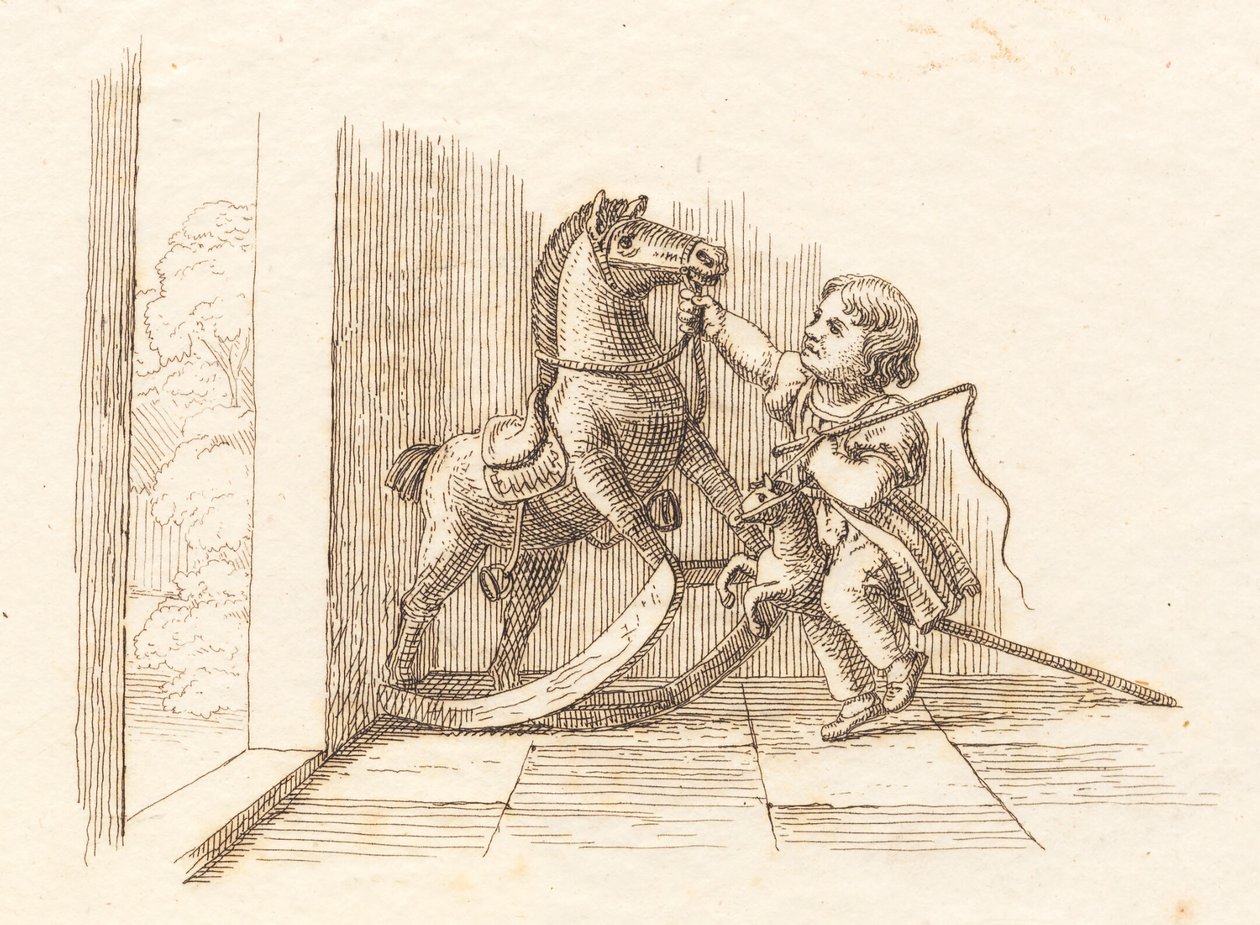 Ilustración para "Cincuenta fábulas para niños" de Hey de Martinus Rørbye