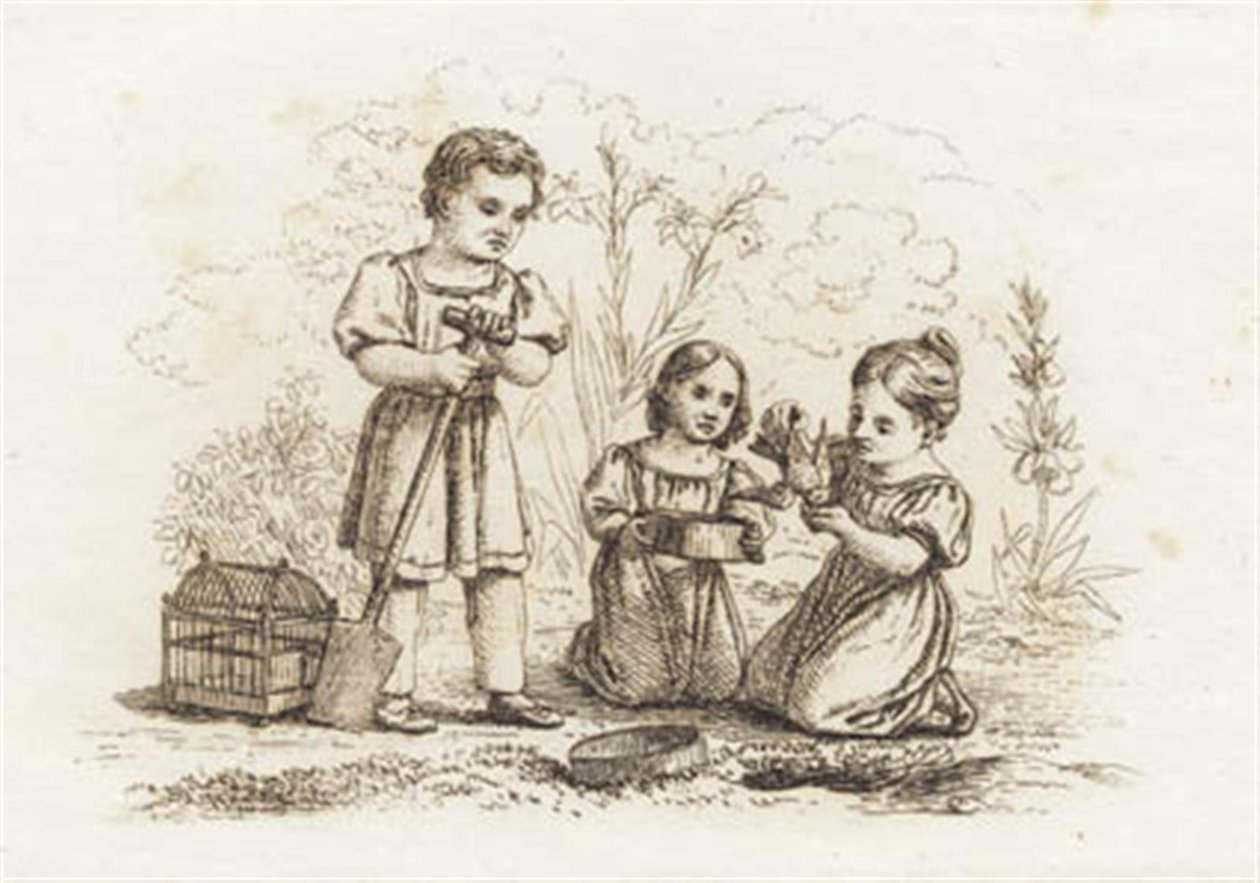 Ilustración para "Cincuenta fábulas para niños" de Hey de Martinus Rørbye