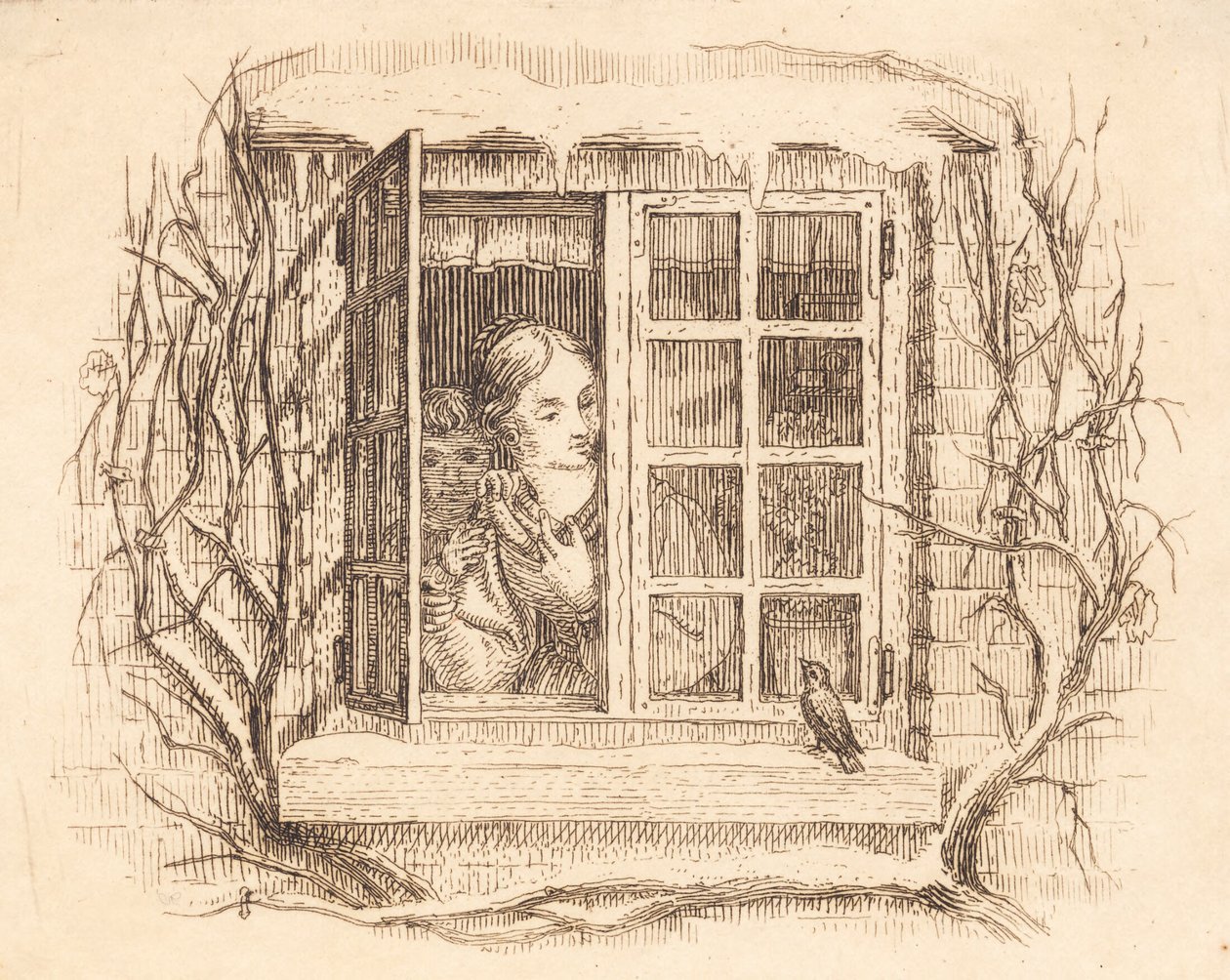 Ilustración para "Halvhundrede Fabler for Børn" de Hey de Martinus Rørbye