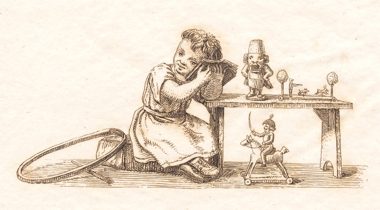 Ilustración para "Cincuenta fábulas para niños" de Hey de Martinus Rørbye