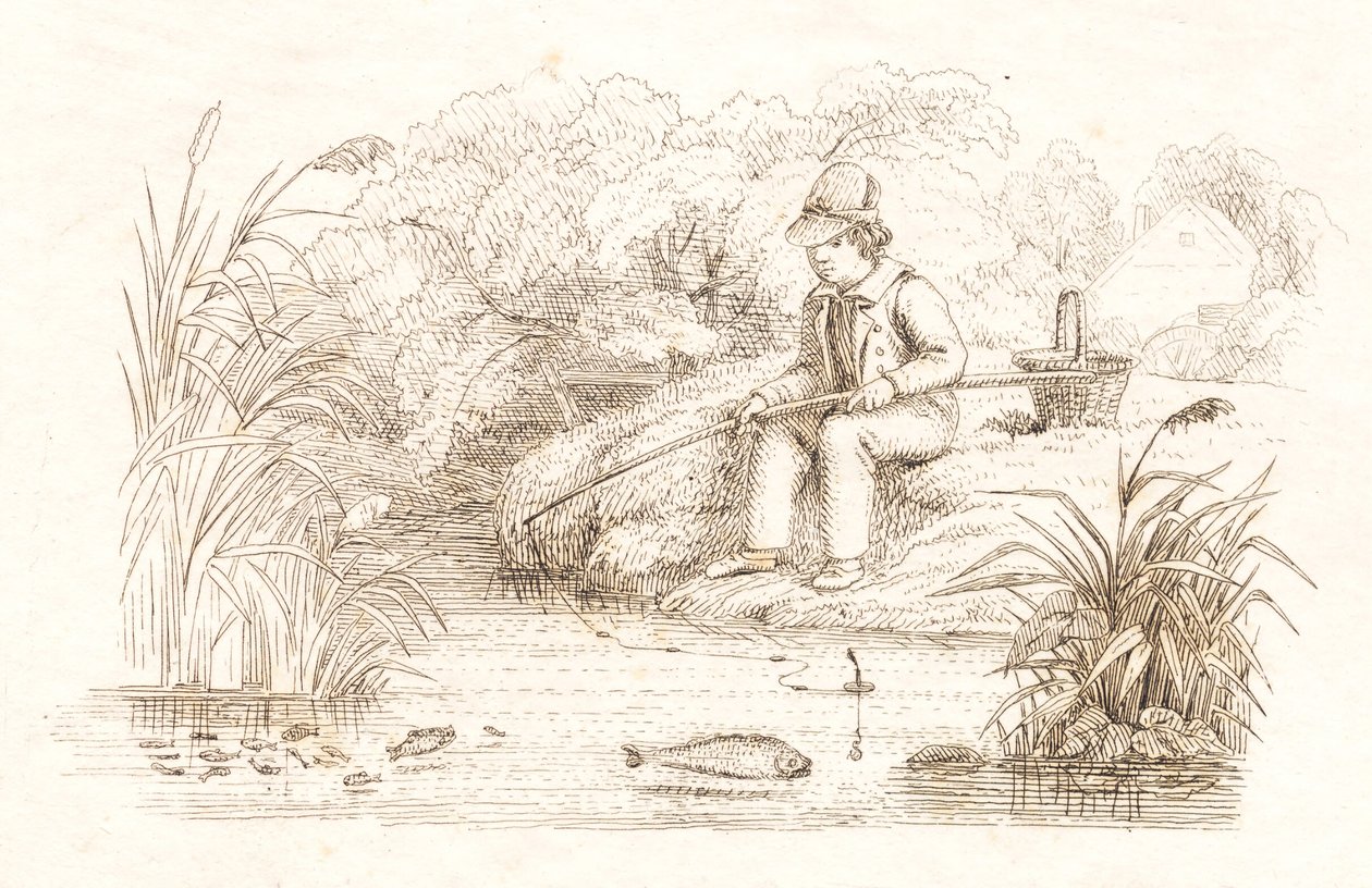 Ilustración para "Cincuenta fábulas para niños" de Hey de Martinus Rørbye