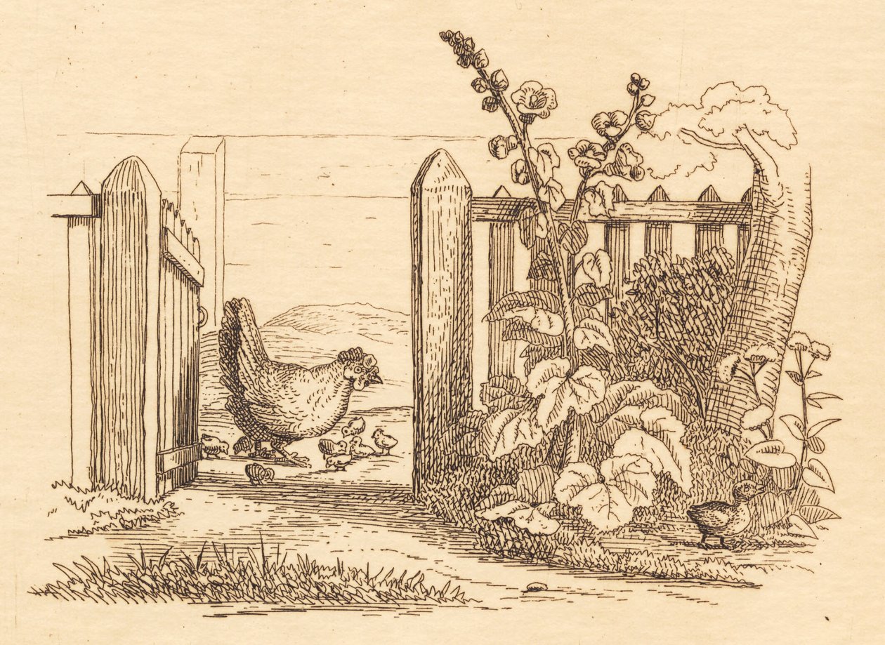 Ilustración para "Cincuenta fábulas para niños" de Hey de Martinus Rørbye