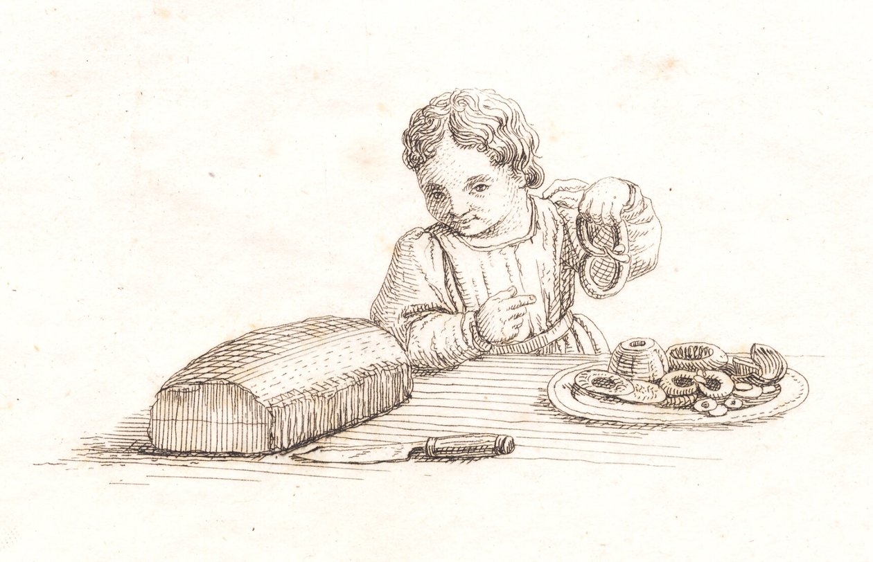 Ilustración para "Cincuenta Fábulas para Niños" de Hey de Martinus Rørbye