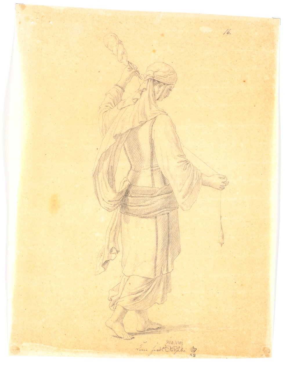 Mujer de Delfos de Martinus Rørbye