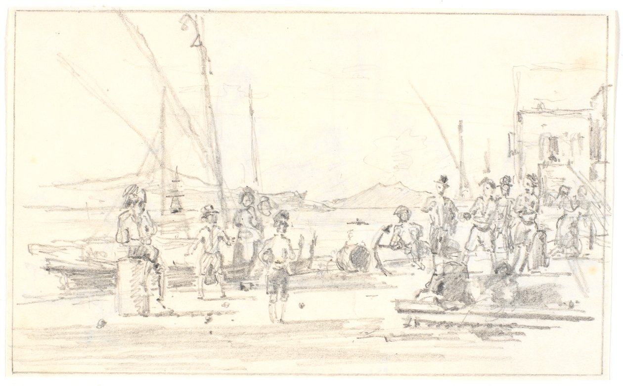 Parte del puerto de Palermo de Martinus Rørbye