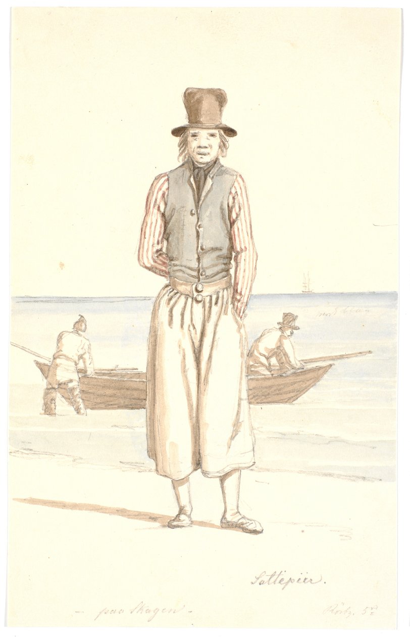 Saltepeer en Skagen de Martinus Rørbye