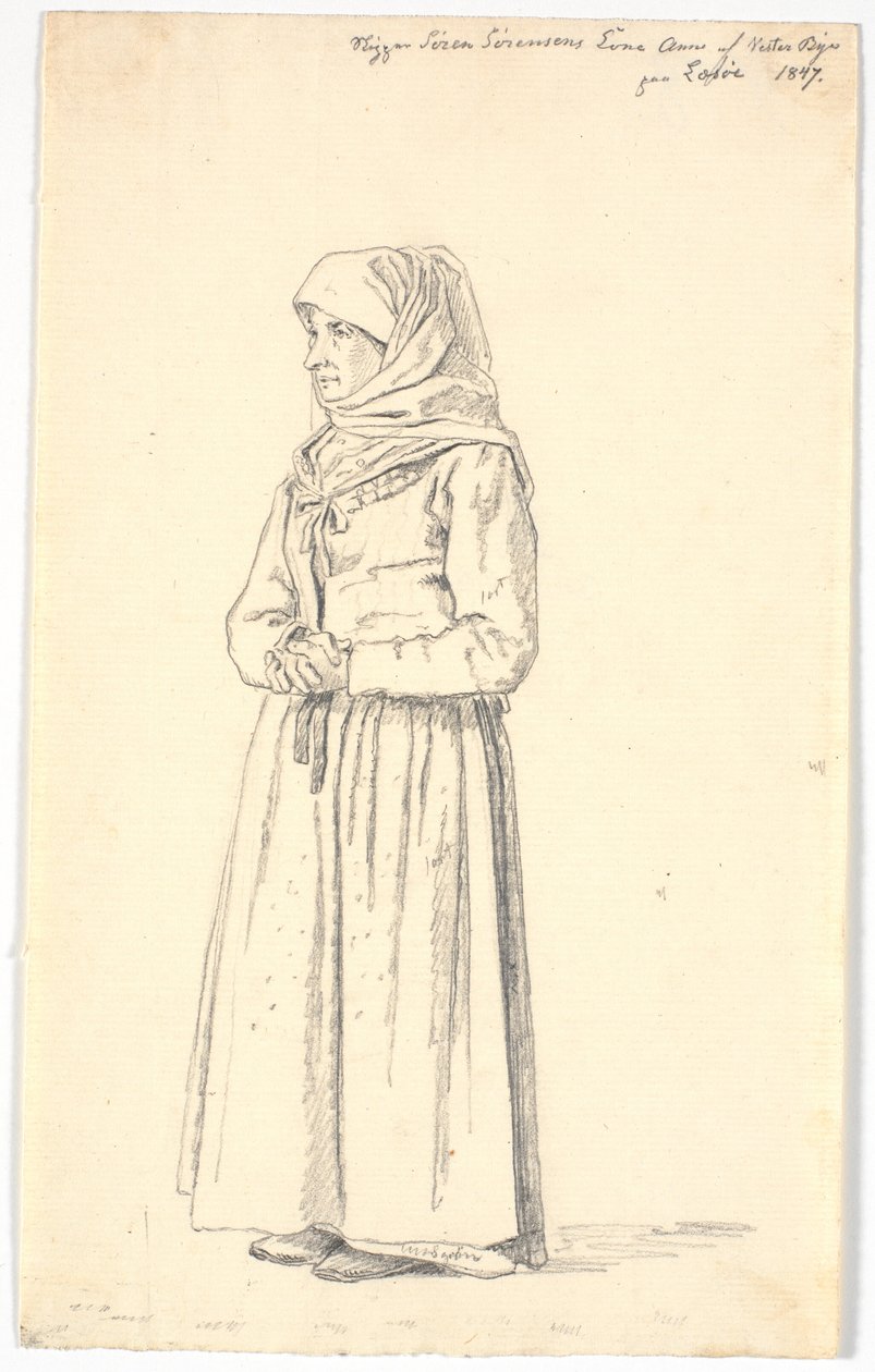 La esposa del capitán Anne Sørensen de Vesterby en Læsø de Martinus Rørbye