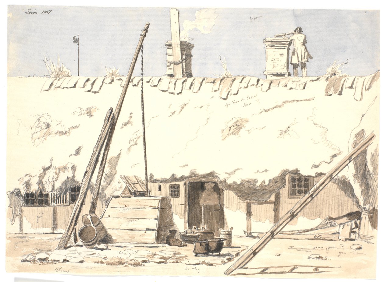 Observatorio de Vesterby en Læsø de Martinus Rørbye