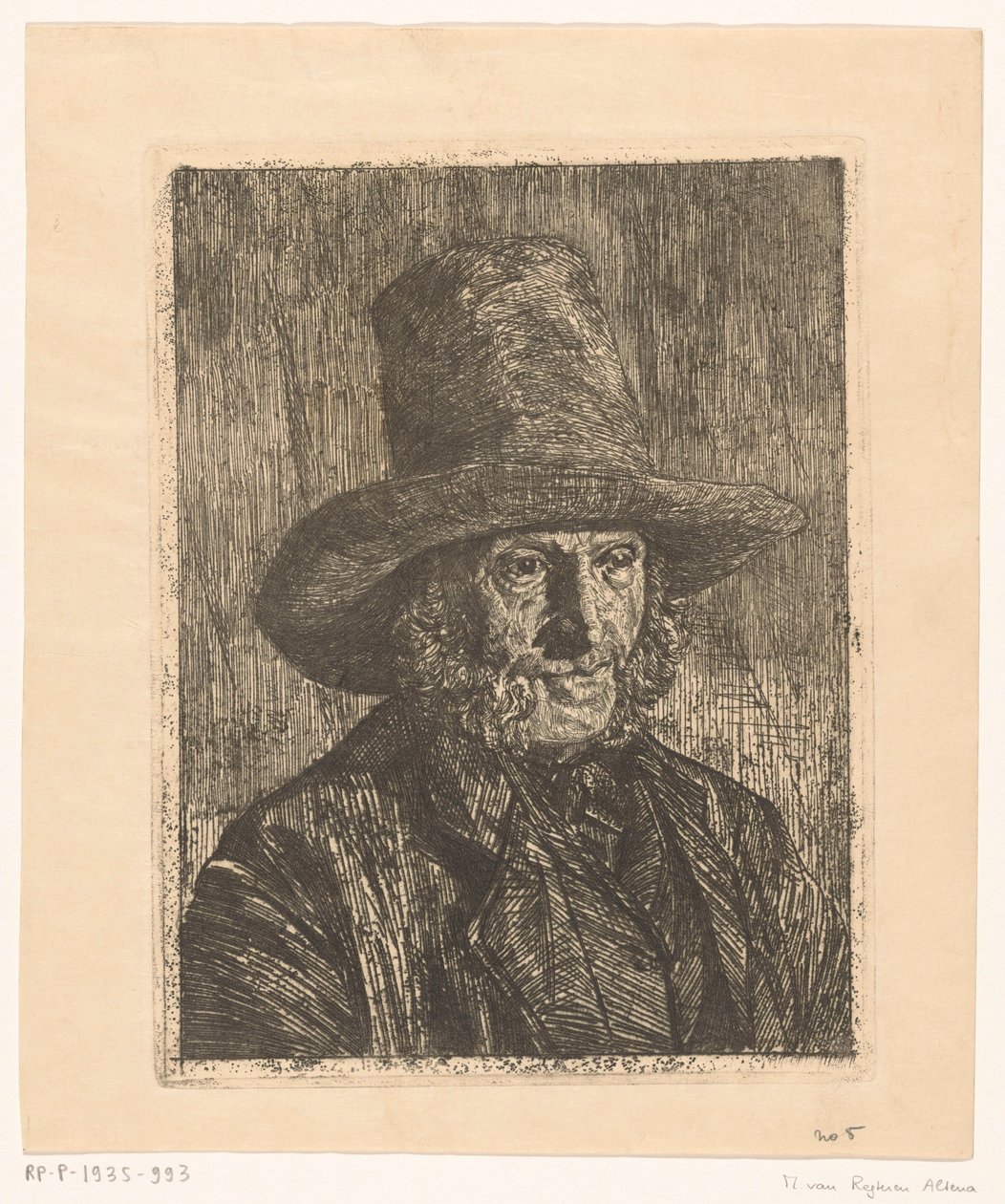 Retrato de un hombre desconocido de Martinus van Regteren Altena