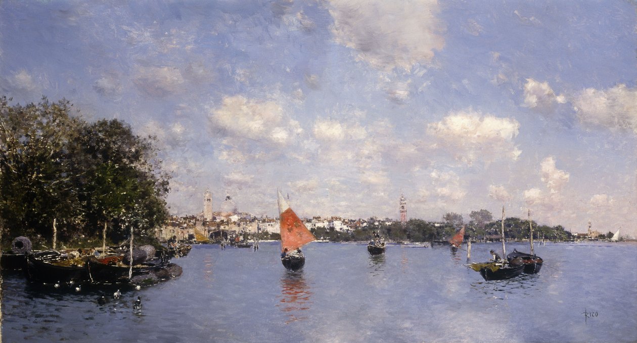 Una vista veneciana de Martín Rico y Ortega