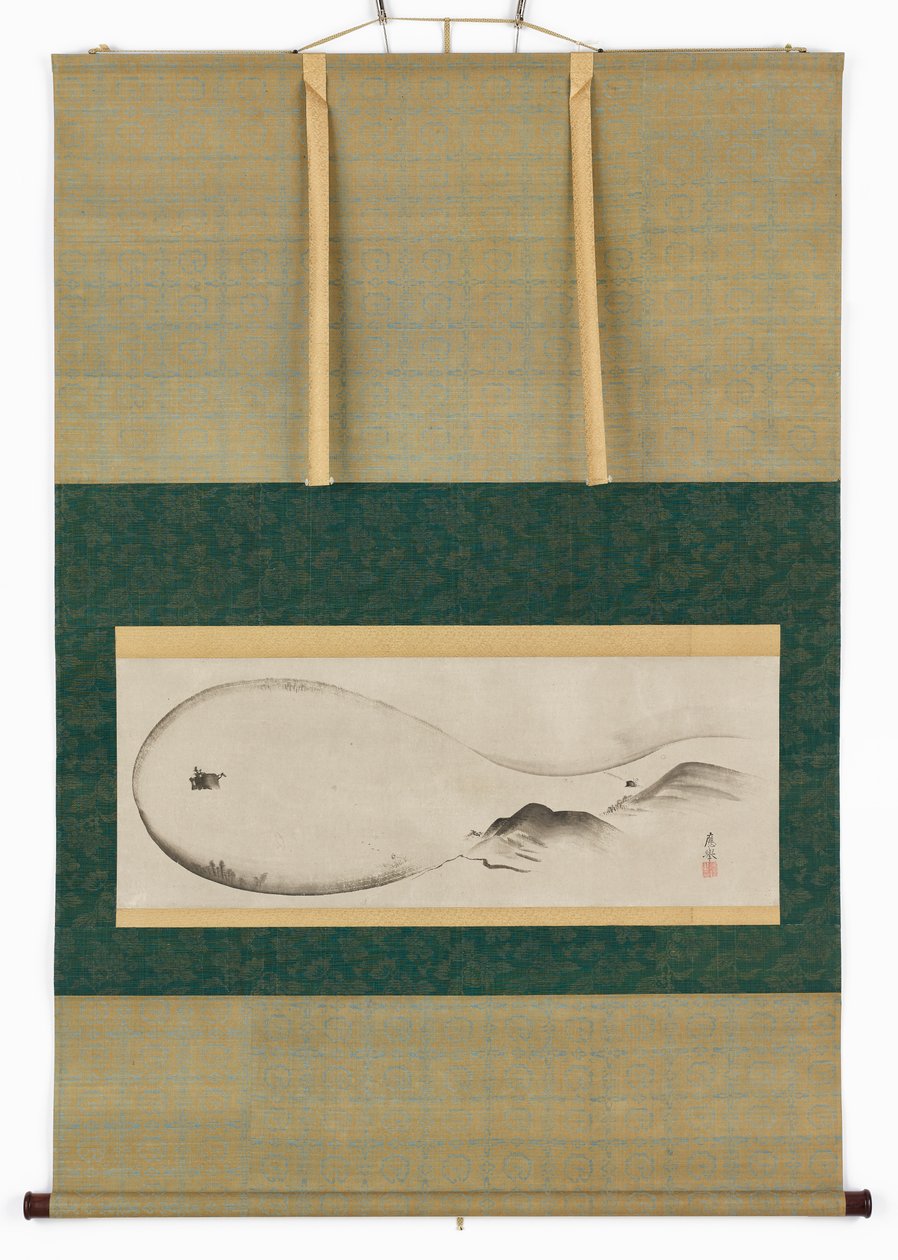 Paisaje: Lago Biwa, período Edo de Maruyama Okyo