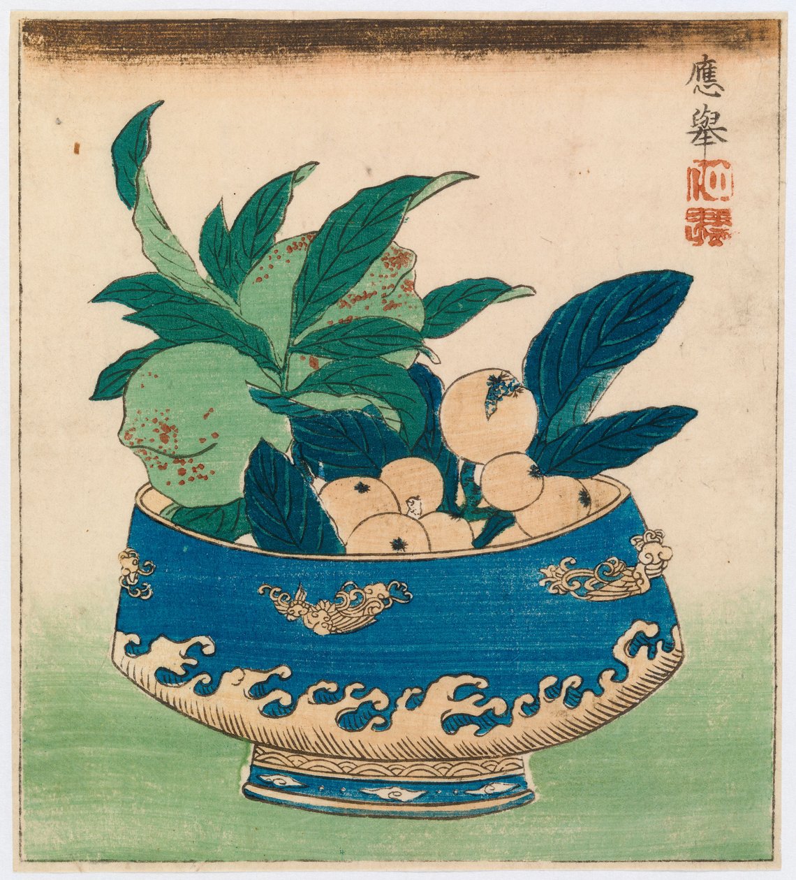 Melocotones y nísperos japoneses de Maruyama Okyo
