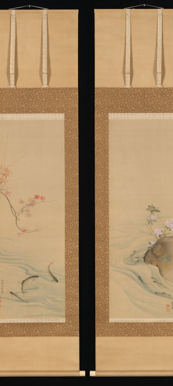 Peces en verano y otoño, 1785 de Maruyama Okyo
