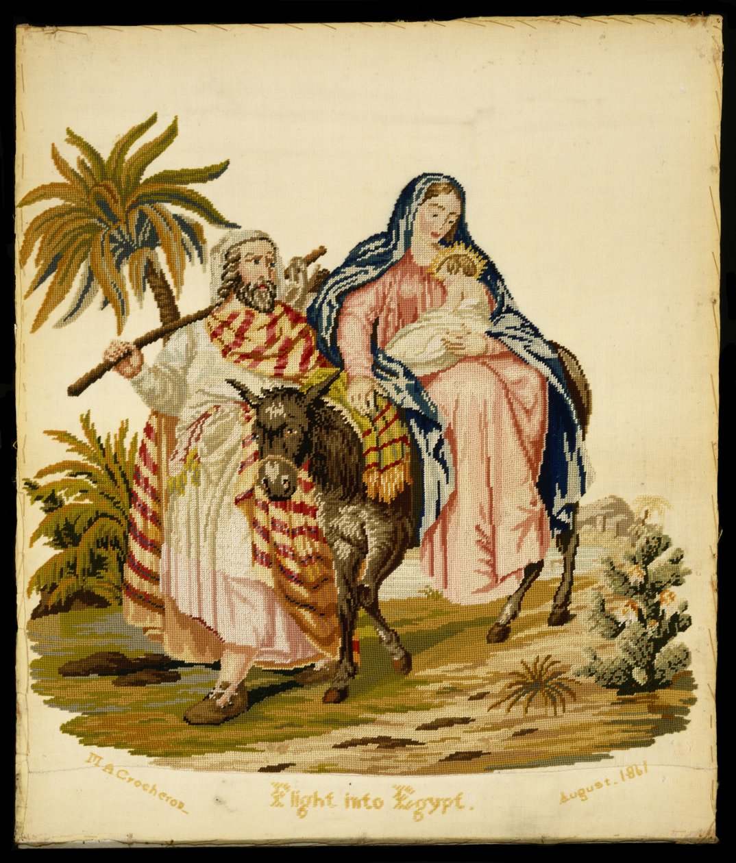 Huida a Egipto de Mary Ann 1812 1888 Crocheron